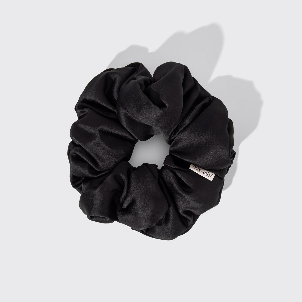 ๐ Premium | Black Satin Pillow Scrunchies - Fast Delivery - Image 4