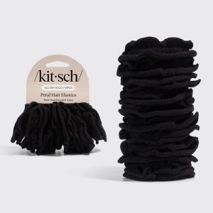 ⭐ Top Rated | Black Petal Hair Elastics - 60% Off