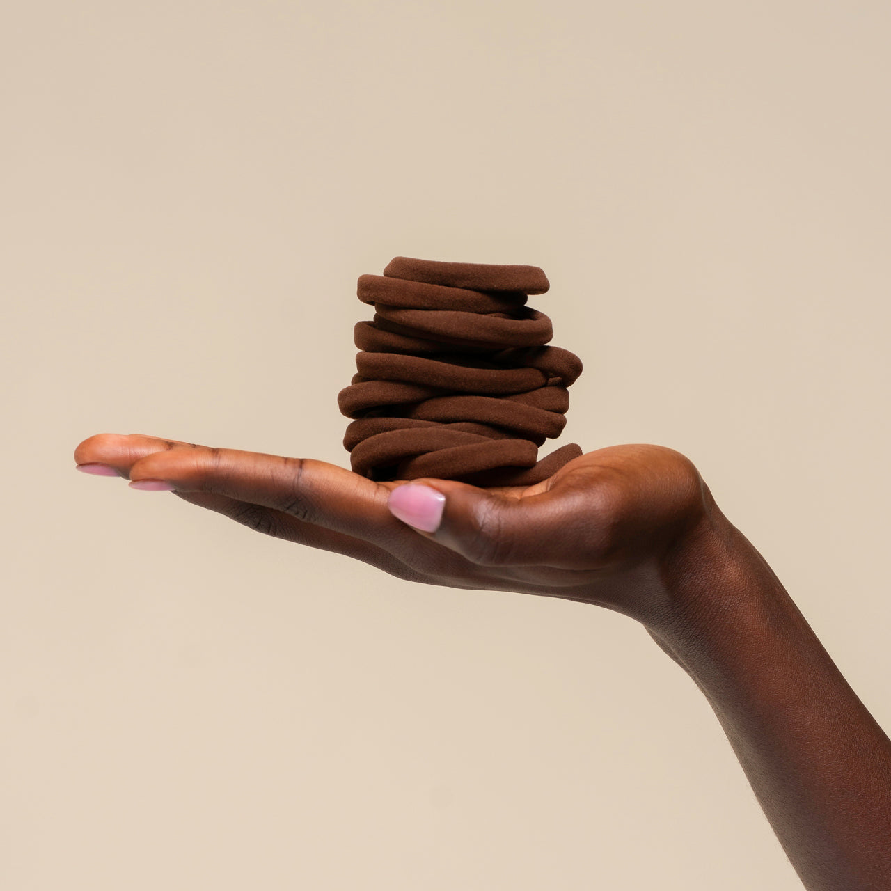 ✨ Must Have | Chocolate Seamless Hair Elastics 20pc Set - Free Shipping - Image 2