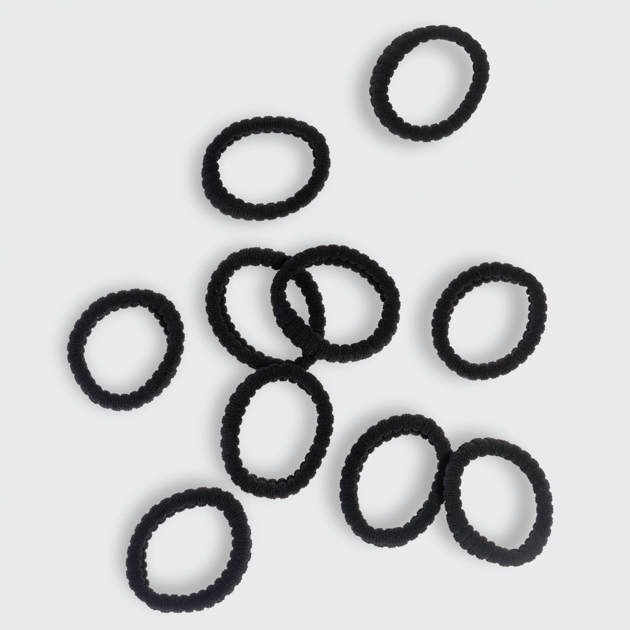 ⭐ Top Rated | Black Ribbed Hair Elastics - Premium Quality - Image 3
