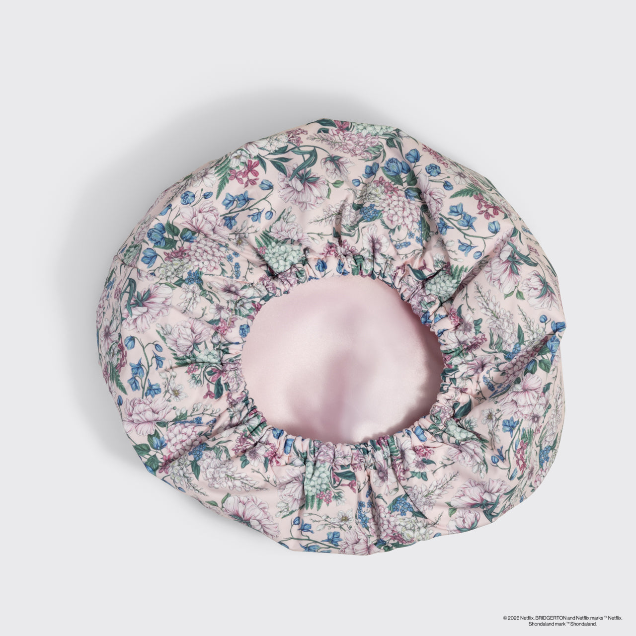✨ Must Have | Bridgerton x Kitsch Satin-Lined Flexi Shower Cap in Wisteria - Fast Delivery - Image 3