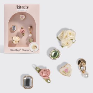 🔥 Hot Sale | KitschPop Charms in Vintage Ivory - Fast Delivery
