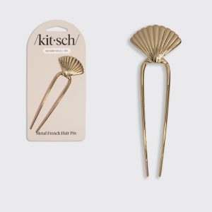 🔥 Hot Sale | Metal Clam Shell French Hair Pin - Gold - 60% Off