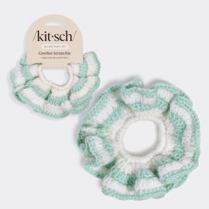 ⏳ Limited Edition | Seafoam Blue Crochet Scrunchie - Special Deal Today