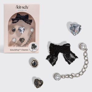 💎 Premium | KitschPop Charms in Vintage Black - Special Deal Today