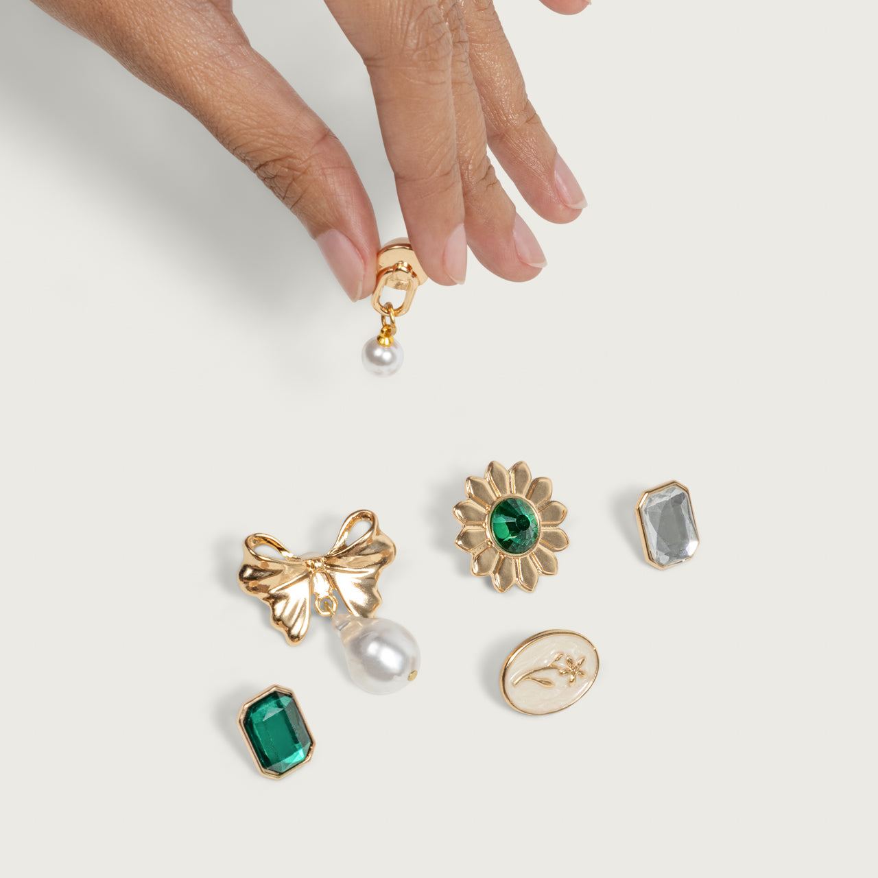 💎 Premium | KitschPop Charms in Vintage Emerald - Fast Delivery - Image 2