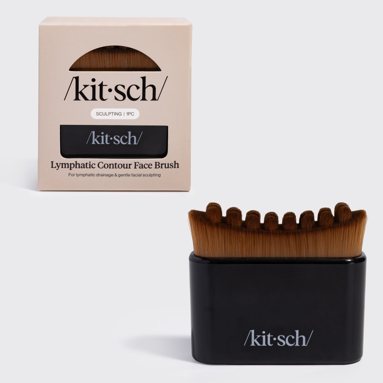💎 Premium | Black Lymphatic Contour Face Brush - 60% Off