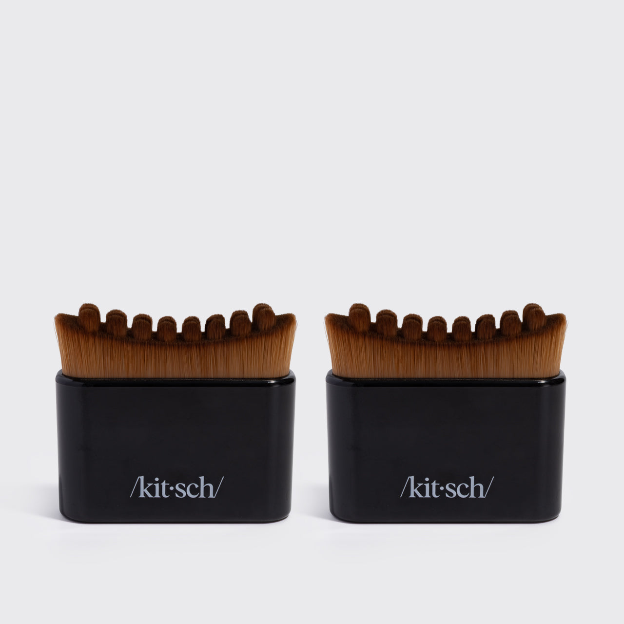 ⭐ Top Rated | Black Lymphatic Contour Face Brush - 2 Pack - Premium Quality