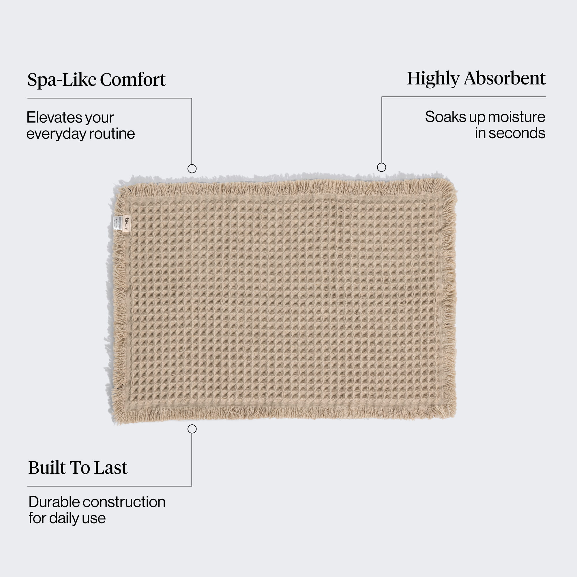 ✨ Must Have | Camel Quick-Dry Bath Mat - Free Shipping - Image 2