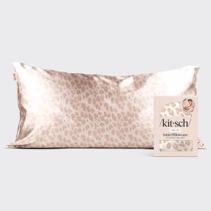 🔥 Hot Sale | Satin Pillowcase in Leopard - King - 60% Off