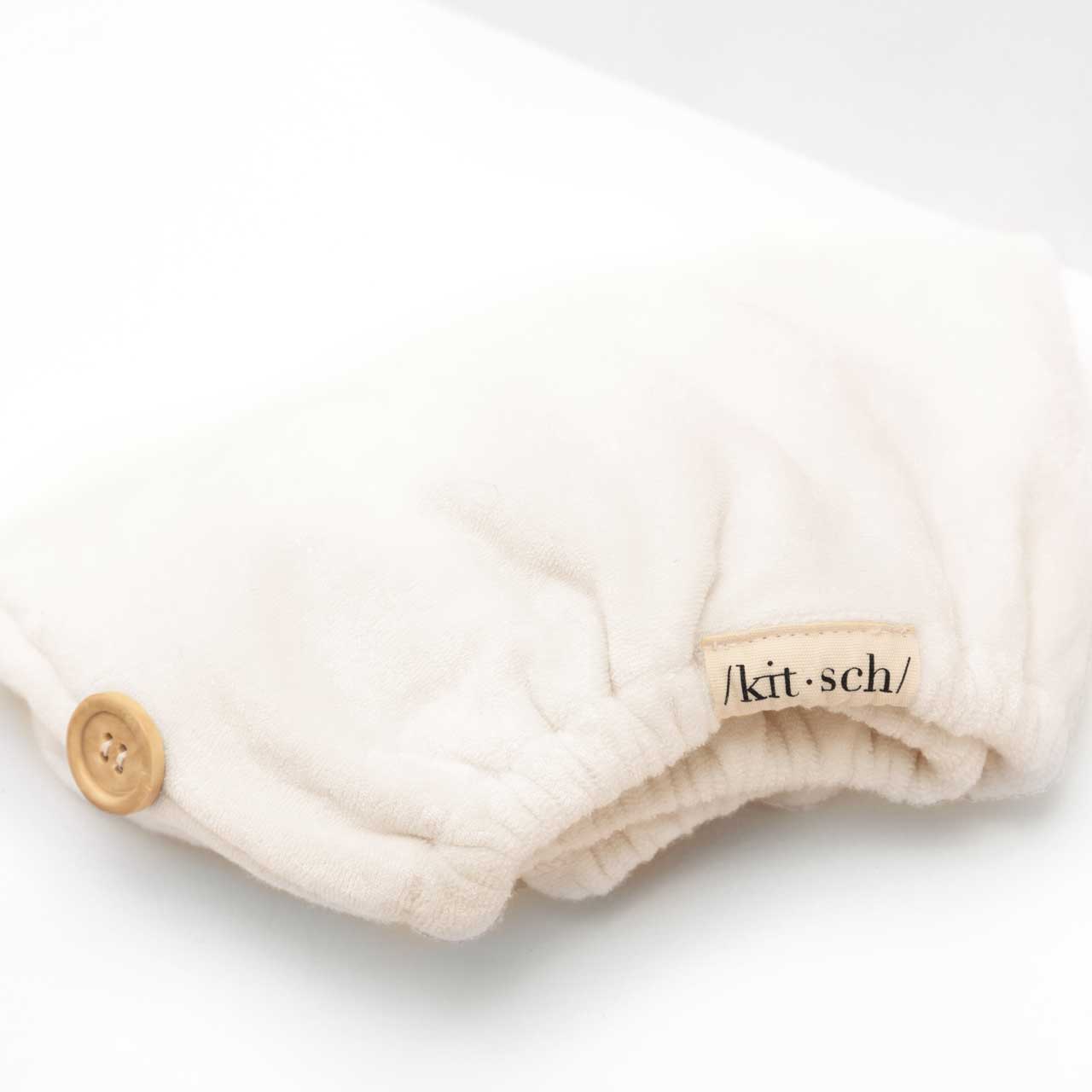 💎 Premium | Organic Bamboo Hair Towel - White - Premium Quality - Image 3