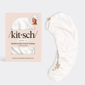 💎 Premium | Organic Bamboo Hair Towel - White - Premium Quality