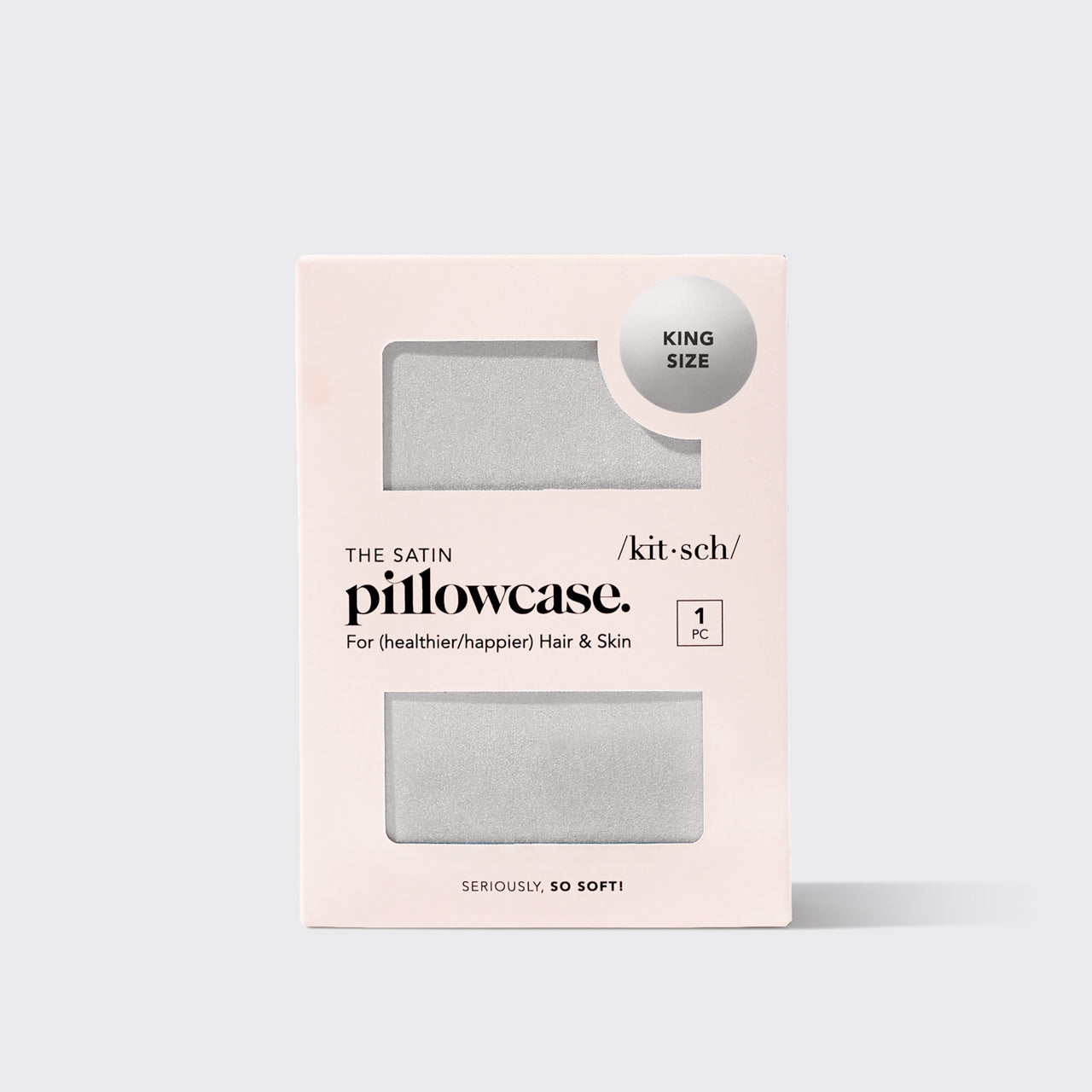 ⏳ Limited Edition | Satin Pillowcase in Silver 4 Pack - King - 60% Off - Image 5