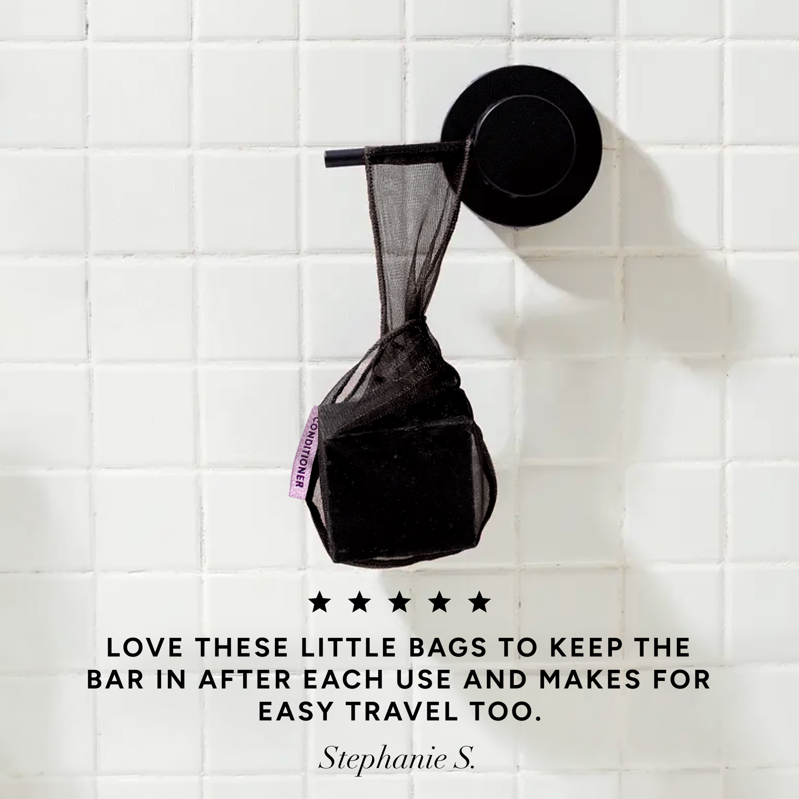 ✨ Must Have | Black Conditioner Bar Bag - Fast Delivery - Image 2