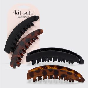 🏆 Best Seller | Banana Clip 2pc- Black & Tort - Special Deal Today