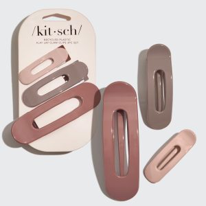 ⏳ Limited Edition | Terracotta Flat Claw Clips 3pc Set - Special Deal Today