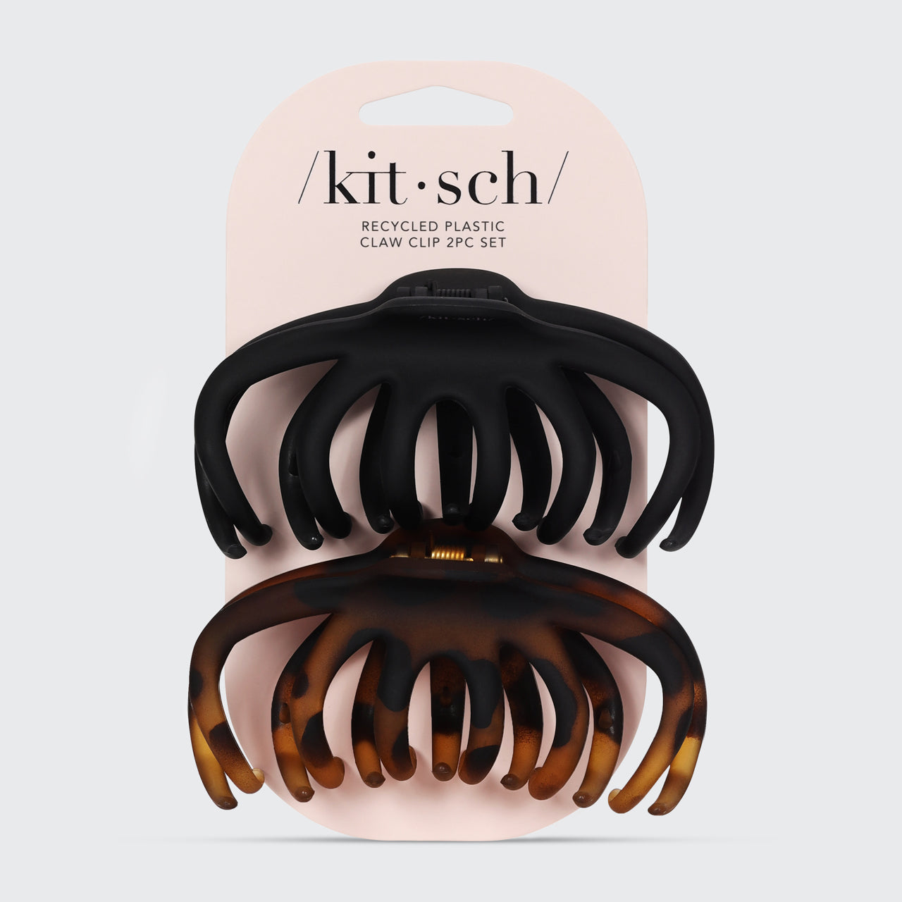 ✨ Must Have | Black & Tort Octopus Claw Clips 2pc Set - Fast Delivery - Image 3
