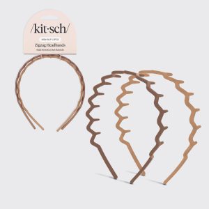 ⏳ Limited Edition | Neutral Zig Zag Headbands 2pc Set - Fast Delivery