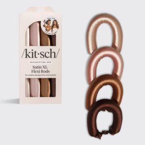 🏆 Best Seller | Rosewood Jumbo Satin Flexi Rods 4pc Set - Fast Delivery