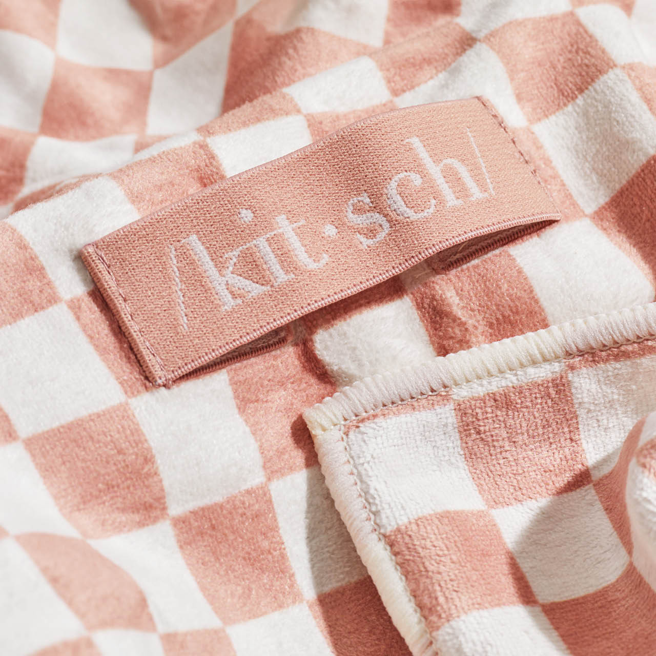 ⏳ Limited Edition | Terracotta Checker XL Hair Towel Wrap - Premium Quality - Image 4