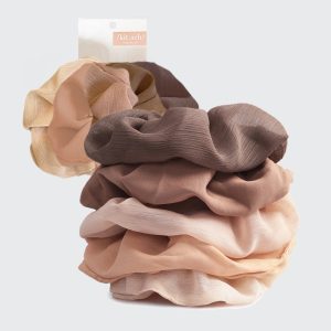 🏆 Best Seller | Crepe Scrunchies in Terracotta - 60% Off