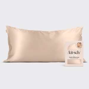 ⏳ Limited Edition | Satin Pillowcase in Champagne - King - Premium Quality