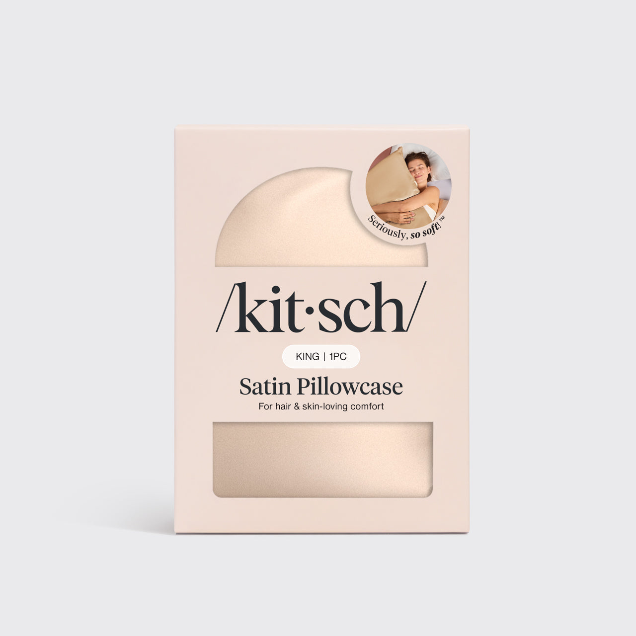 ⭐ Top Rated | Satin Pillowcase in Champagne 2 Pack - King - Free Shipping - Image 3