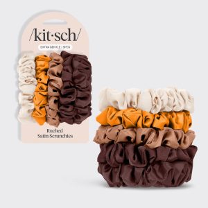 ✨ Must Have | Sedona Satin Petite Scrunchies 5pc Set - Free Shipping