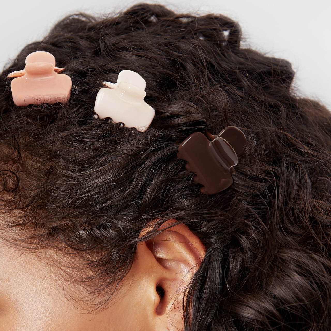 🏆 Best Seller | Rosewood Cloud Claw Clips 8pc Set - Mini - Fast Delivery - Image 2