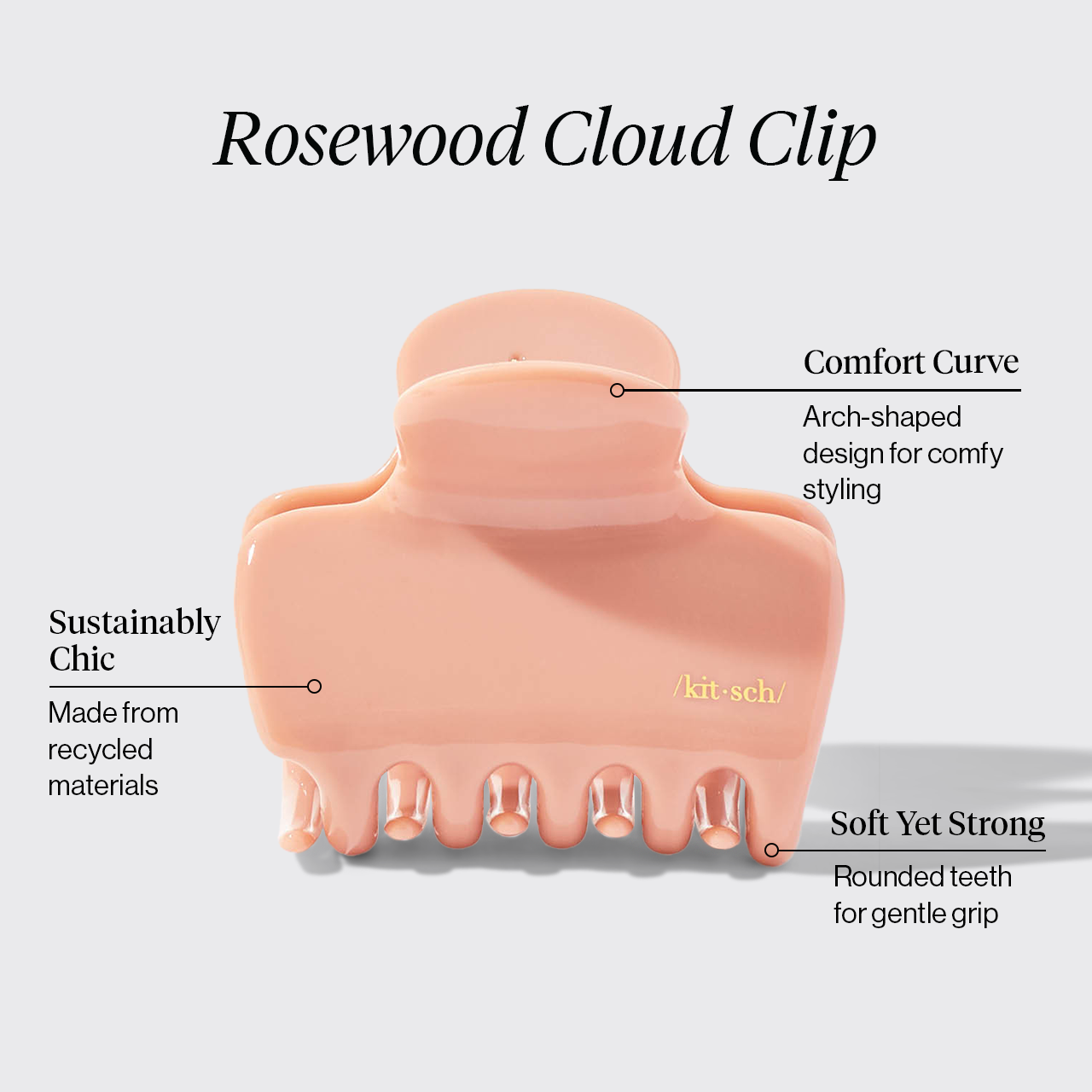 🏆 Best Seller | Rosewood Cloud Claw Clip - Free Shipping - Image 3