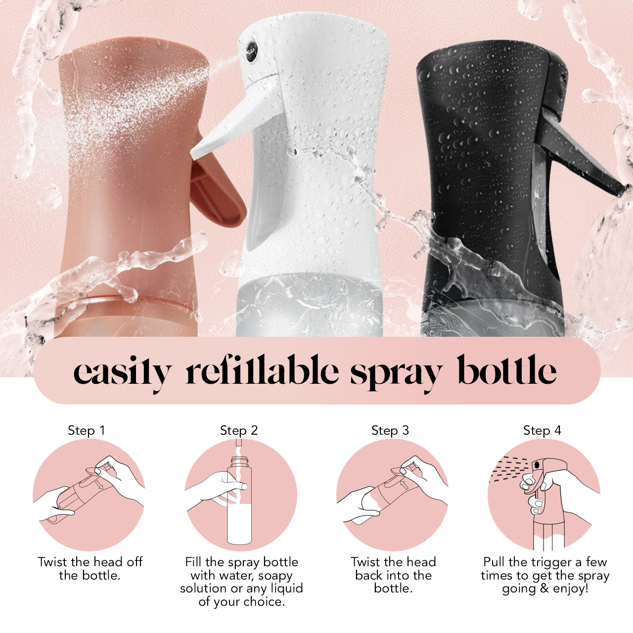 🏆 Best Seller | Black Continuous Spray - Fast Delivery - Image 5
