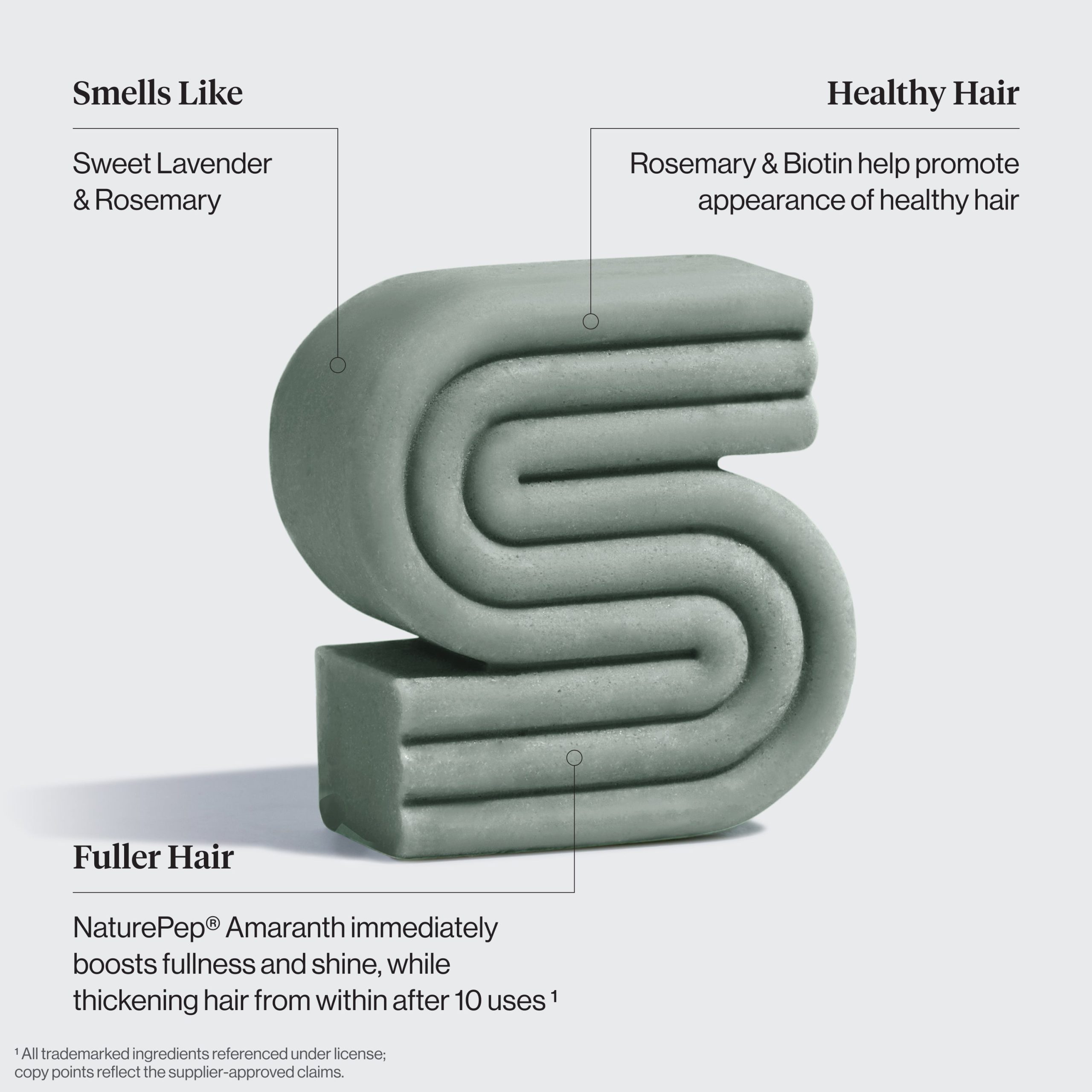 ๐ Best Seller | Rosemary & Biotin Volumizing Shampoo Bar - Free Shipping - Image 3