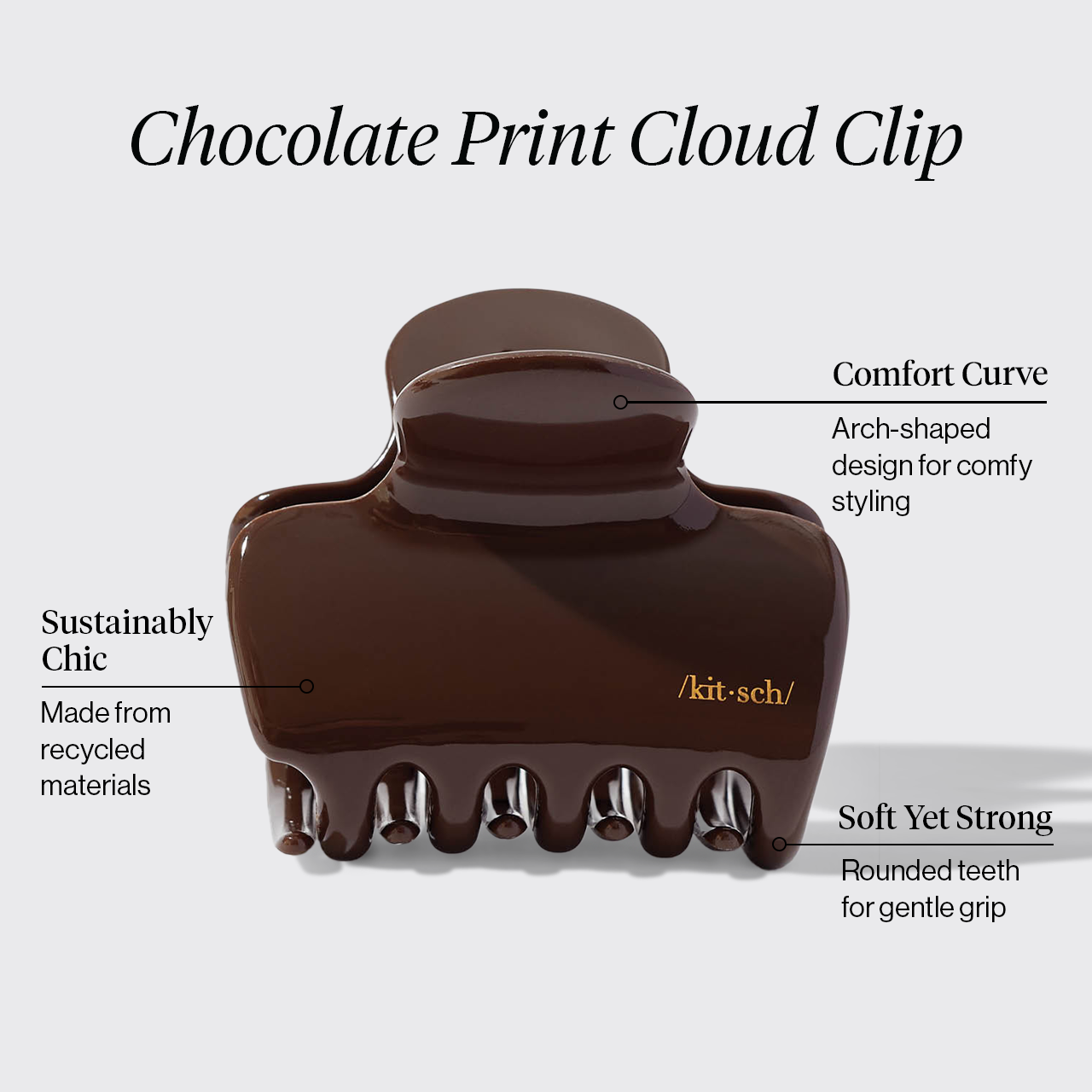 🔥 Hot Sale | Chocolate Cloud Claw Clip - Free Shipping - Image 3
