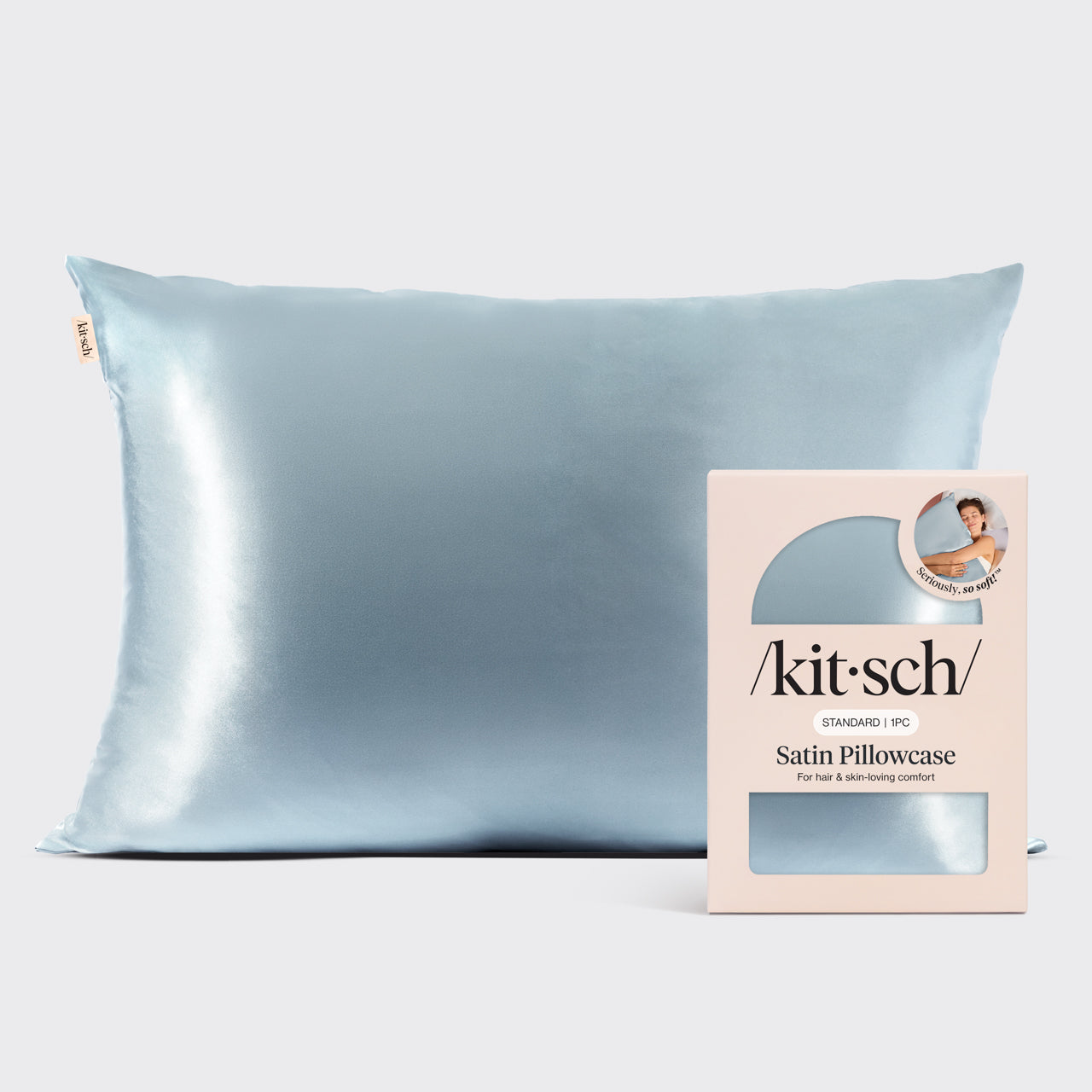π₯ Hot Sale | Satin Pillowcase in Haze Blue - Fast Delivery