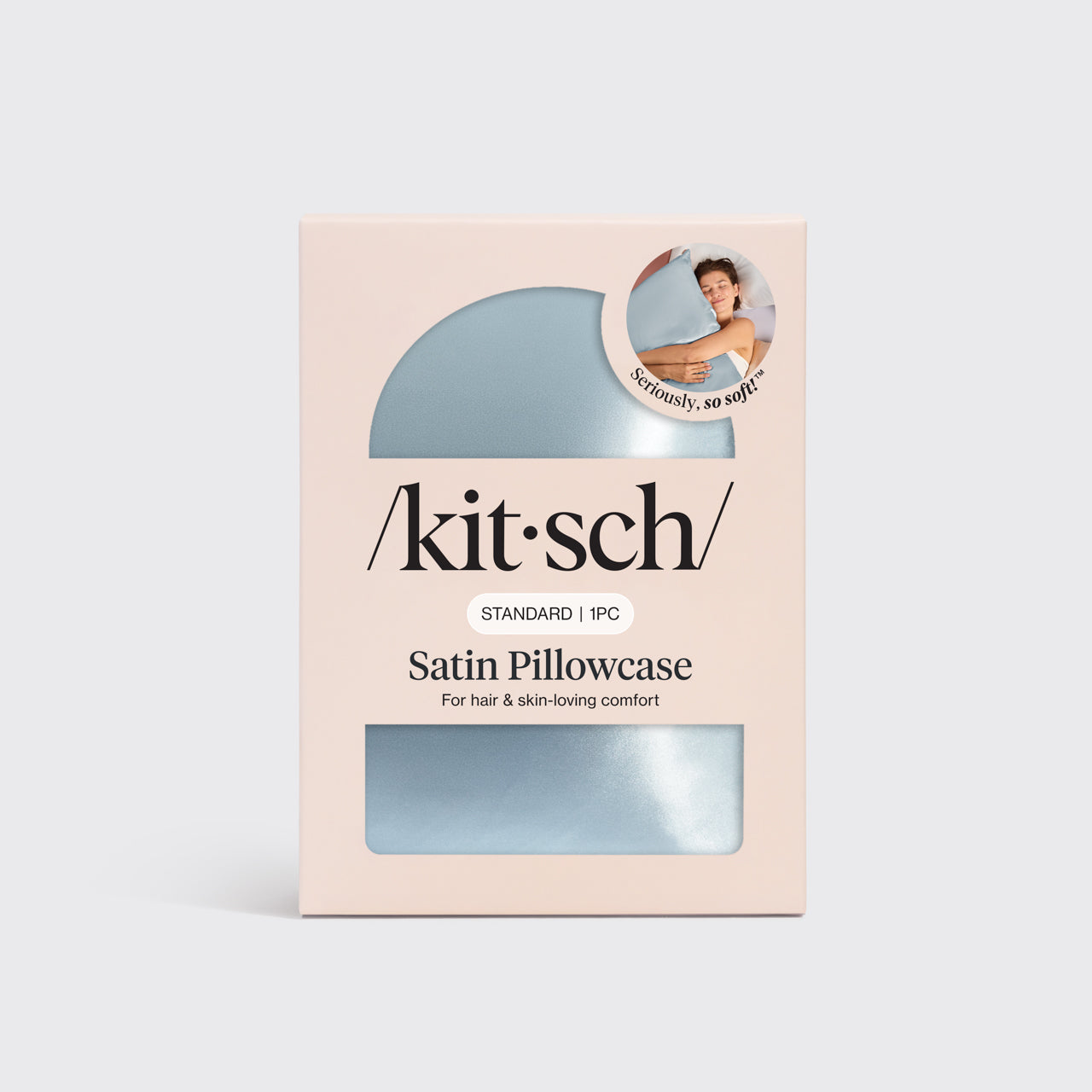 π₯ Hot Sale | Satin Pillowcase in Haze Blue - Fast Delivery - Image 4