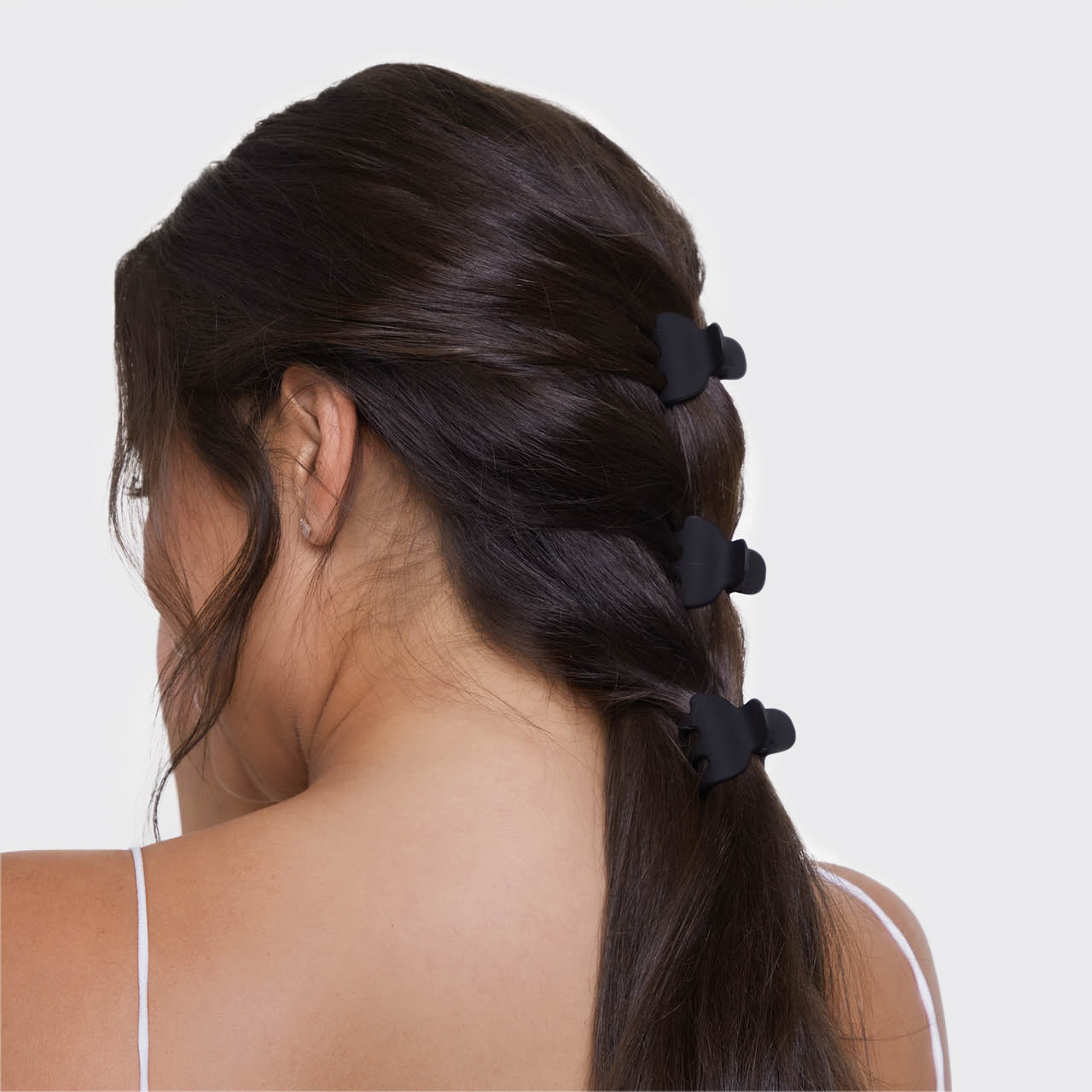 ✨ Must Have | Black & Tort Claw Clips 6pc Set - X-Small - Fast Delivery - Image 2