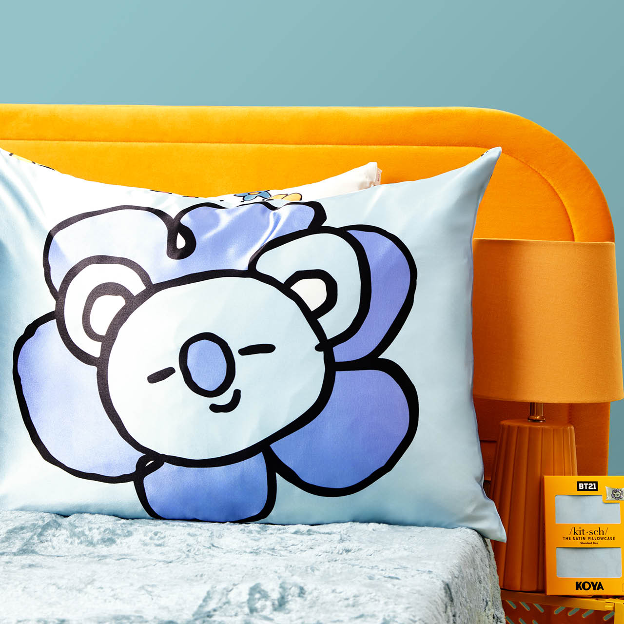 🔥 Hot Sale | Kitsch x BT21 Satin Pillowcase in KOYA - King - 60% Off - Image 3