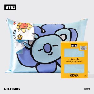 💎 Premium | Kitsch x BT21 Satin Pillowcase in KOYA - Free Shipping
