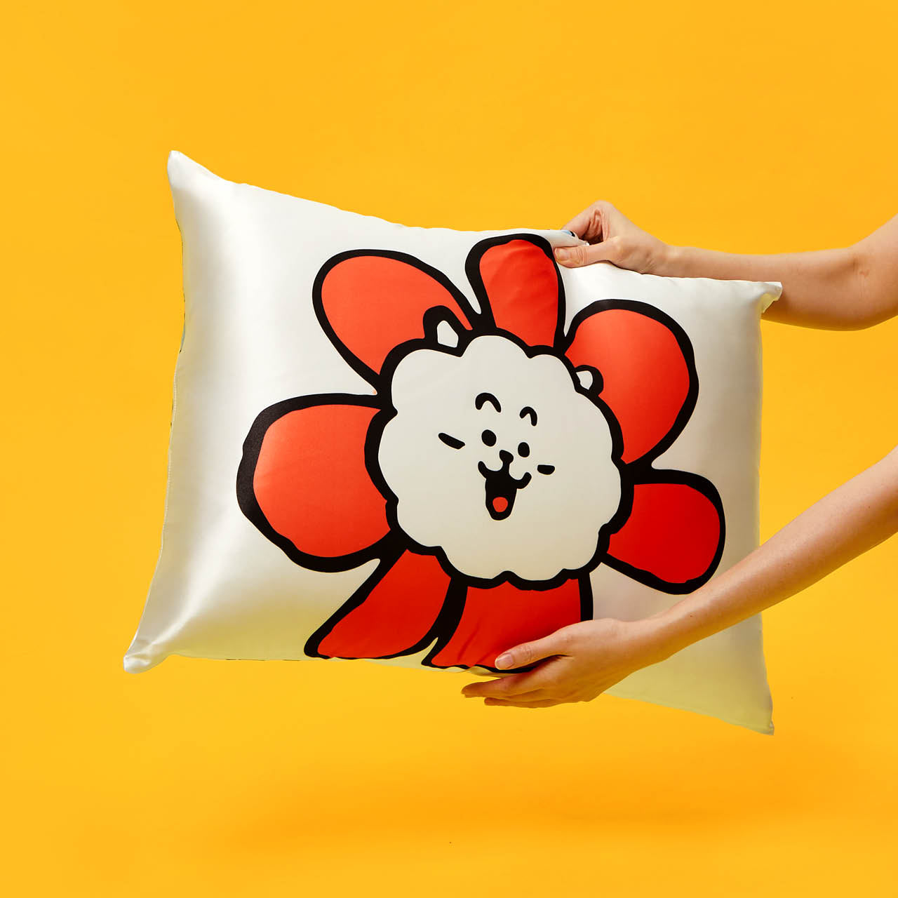💎 Premium | Kitsch x BT21 Satin Pillowcase in RJ - Fast Delivery - Image 4
