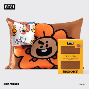 ✨ Must Have | Kitsch x BT21 Satin Pillowcase in SHOOKY - Fast Delivery