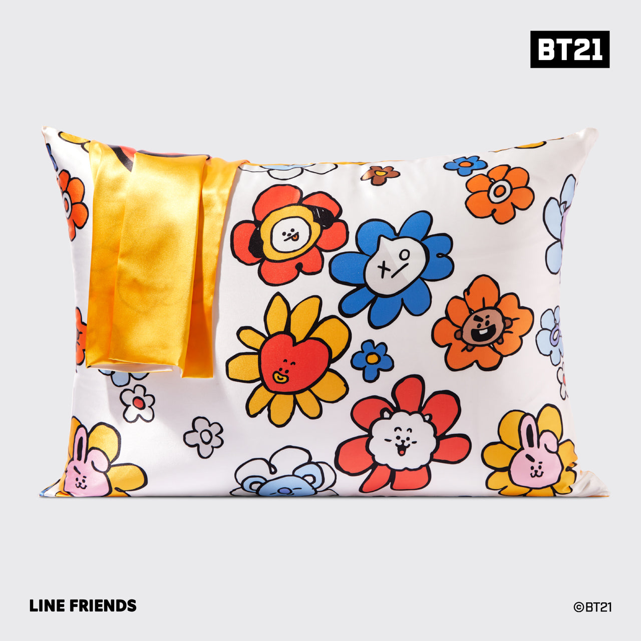 🔥 Hot Sale | Kitsch x BT21 Satin Pillowcase in CHIMMY - 60% Off - Image 2