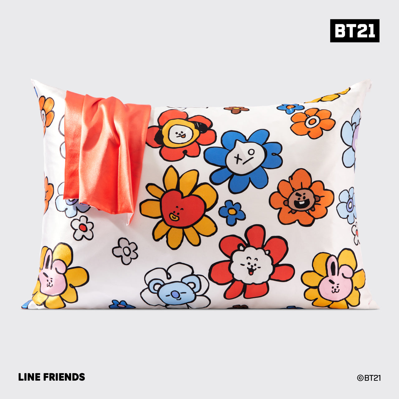 🔥 Hot Sale | Kitsch x BT21 Satin Pillowcase in TATA - Fast Delivery - Image 2