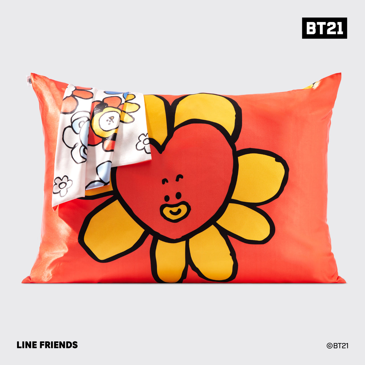 🔥 Hot Sale | Kitsch x BT21 Satin Pillowcase in TATA - Fast Delivery - Image 3