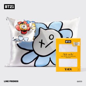 🏆 Best Seller | Kitsch x BT21 Satin Pillowcase in VAN - Premium Quality