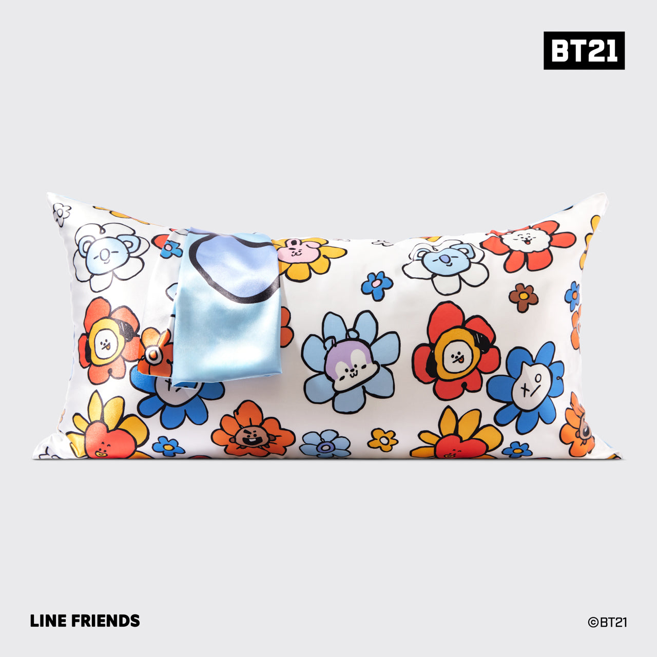 🔥 Hot Sale | Kitsch x BT21 Satin Pillowcase in KOYA - King - 60% Off - Image 2