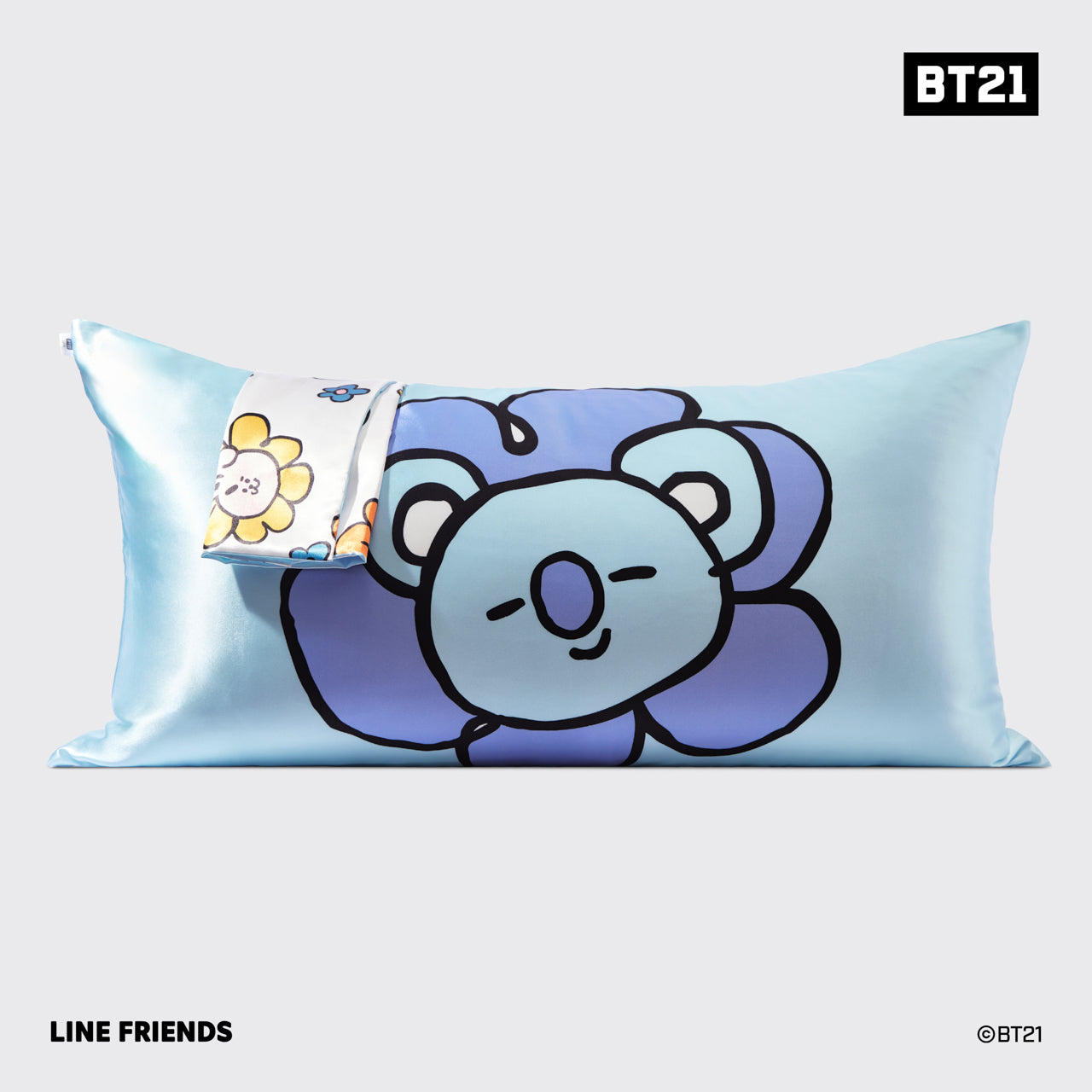 🔥 Hot Sale | Kitsch x BT21 Satin Pillowcase in KOYA - King - 60% Off - Image 6