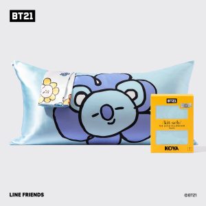 🔥 Hot Sale | Kitsch x BT21 Satin Pillowcase in KOYA - King - 60% Off