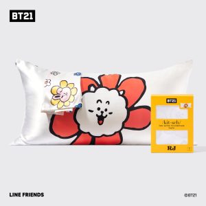 🏆 Best Seller | Kitsch x BT21 Satin Pillowcase in RJ - King - 60% Off