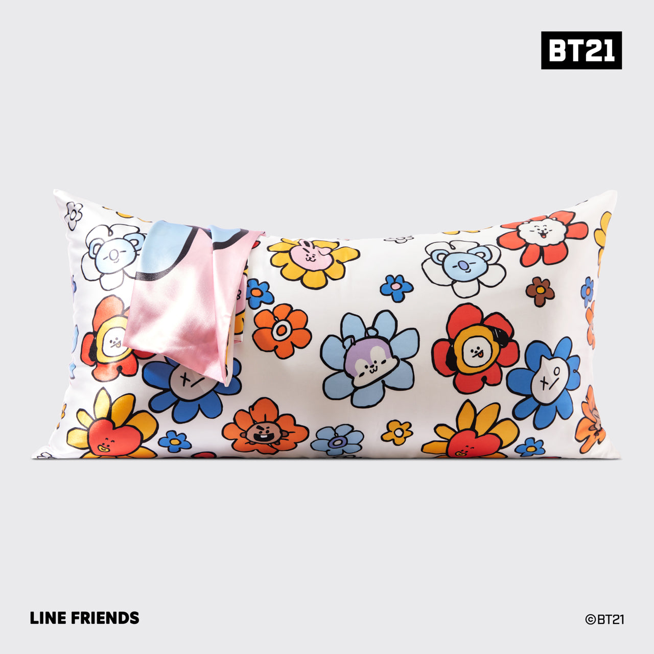 🔥 Hot Sale | Kitsch x BT21 Satin Pillowcase in COOKY - King - 60% Off - Image 2