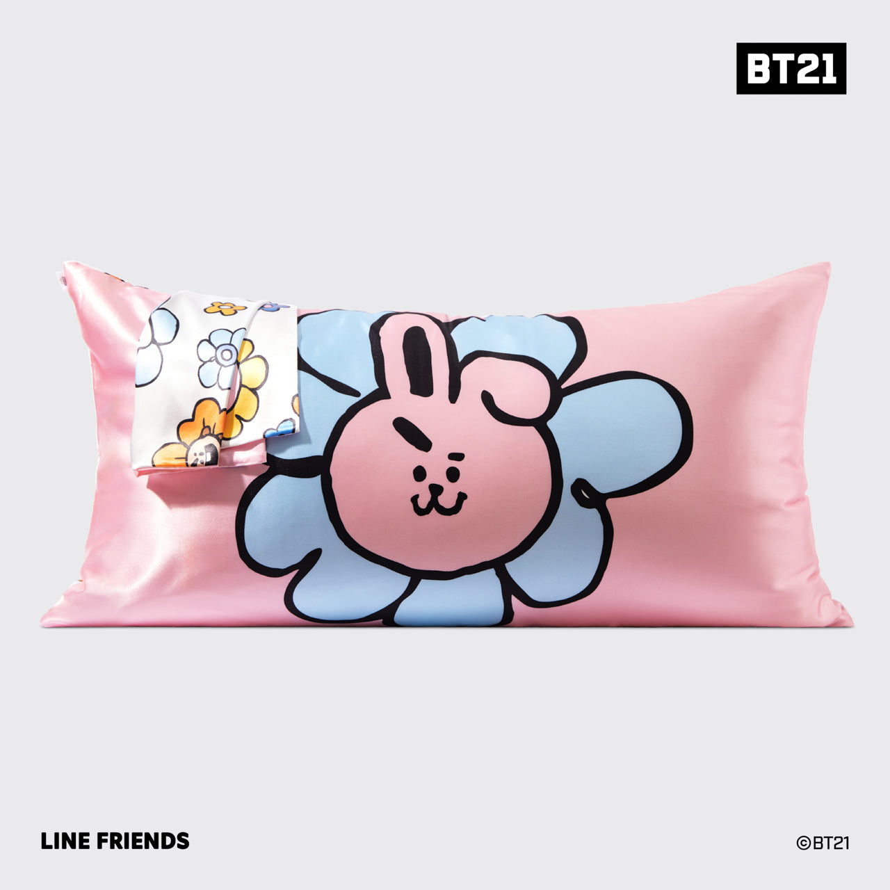 🔥 Hot Sale | Kitsch x BT21 Satin Pillowcase in COOKY - King - 60% Off - Image 6